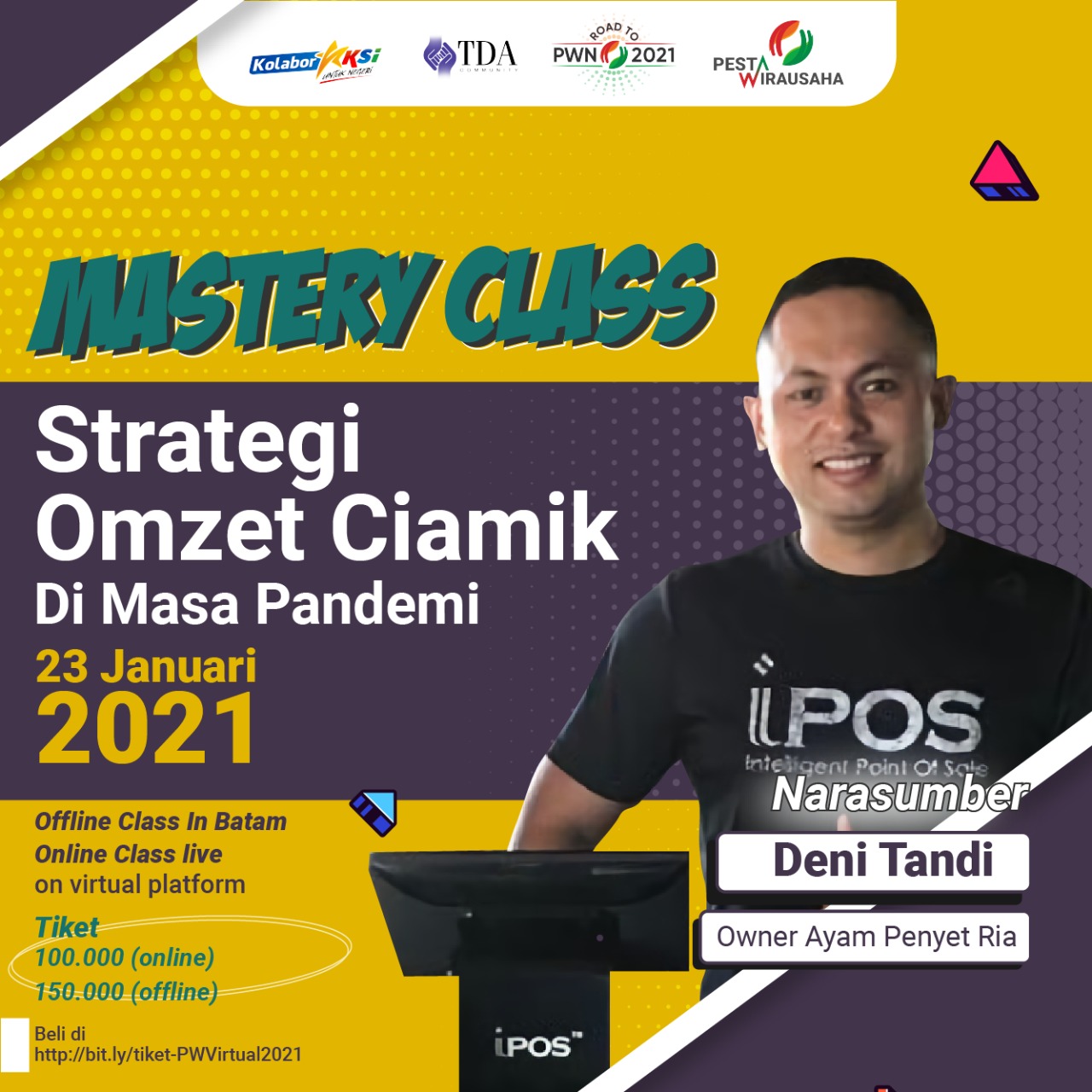 Mastery Class: Strategi Omzet Ciamik Di Masa Pandemi